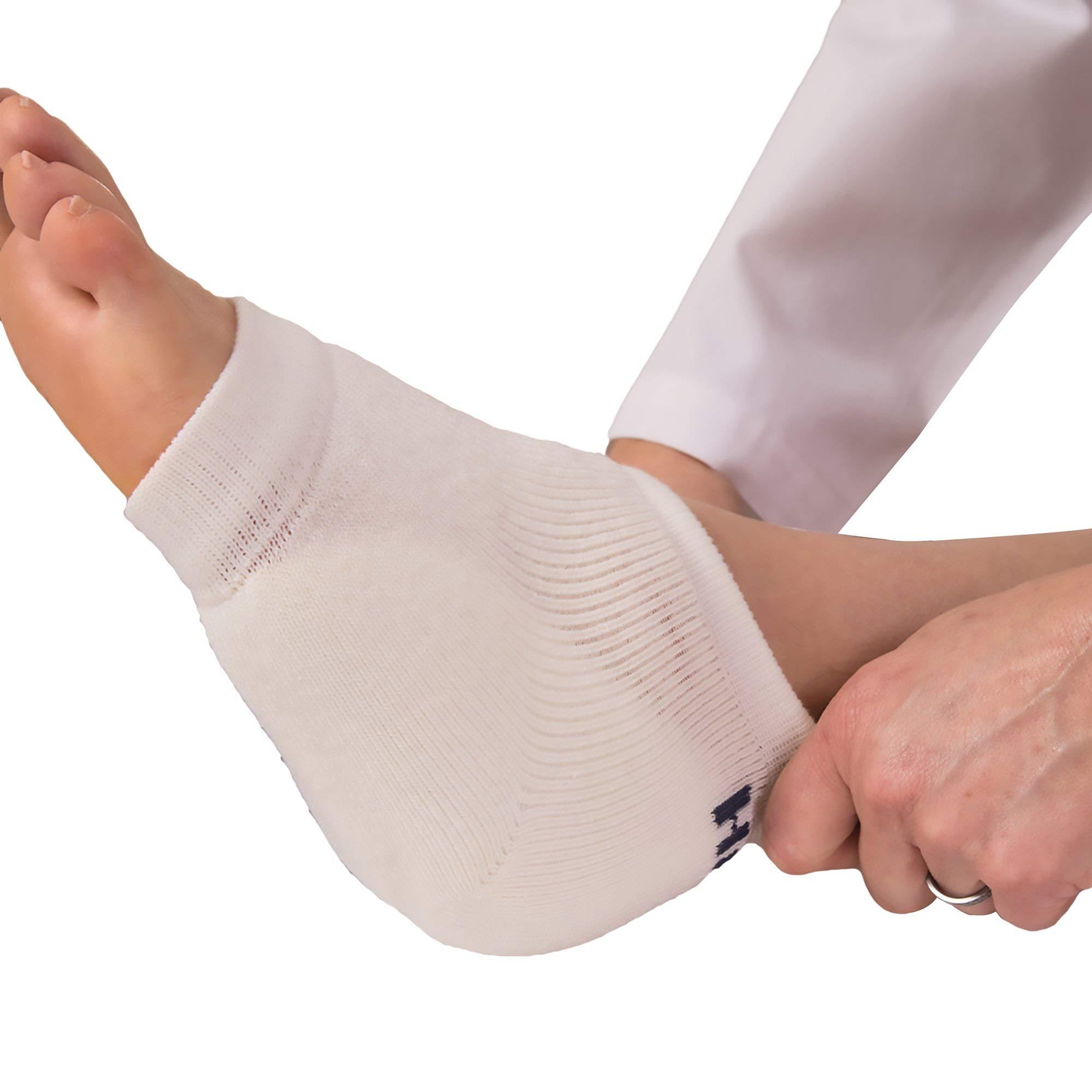 Heelbo Heelbo Heel/Elbow Protection Sleeve White Large Slip-On D 12039, 12 Ct
