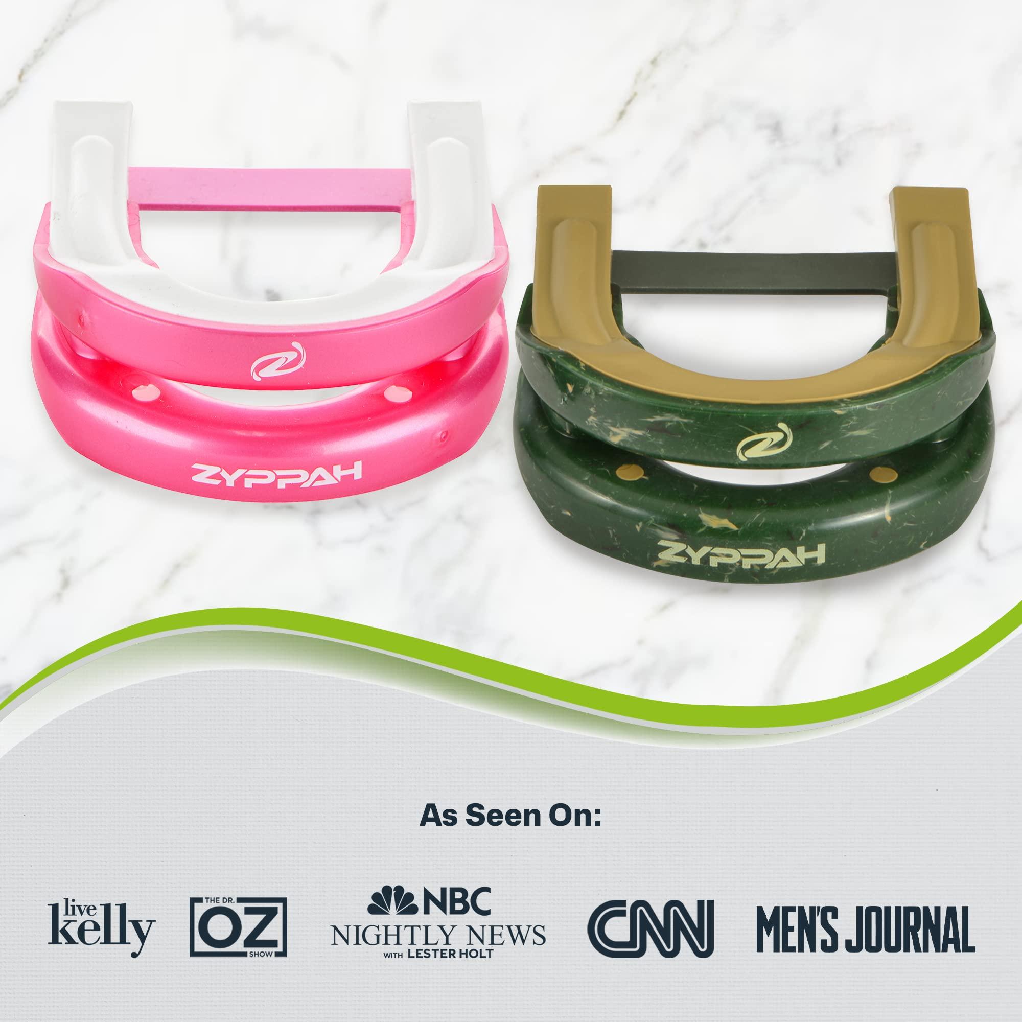 ZYPPAH ZYPPAH Anti Snoring Hybrid Oral Mouthpiece | Mouth Guard for Better Sleep | Mouthpiece with Tongue Strap to Stop Snoring | Custom Mold for Mouth | Happy Sleep | Original | 2.25 x 2.75 x 1 inches
