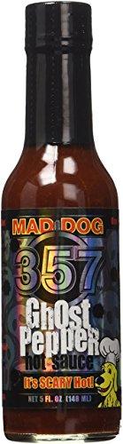 Mad Dog 357 Mad Dog 357 Hot Sauce & Mad Dog 357 Ghost Pepper Hot Sauce Four Bottle Bundle