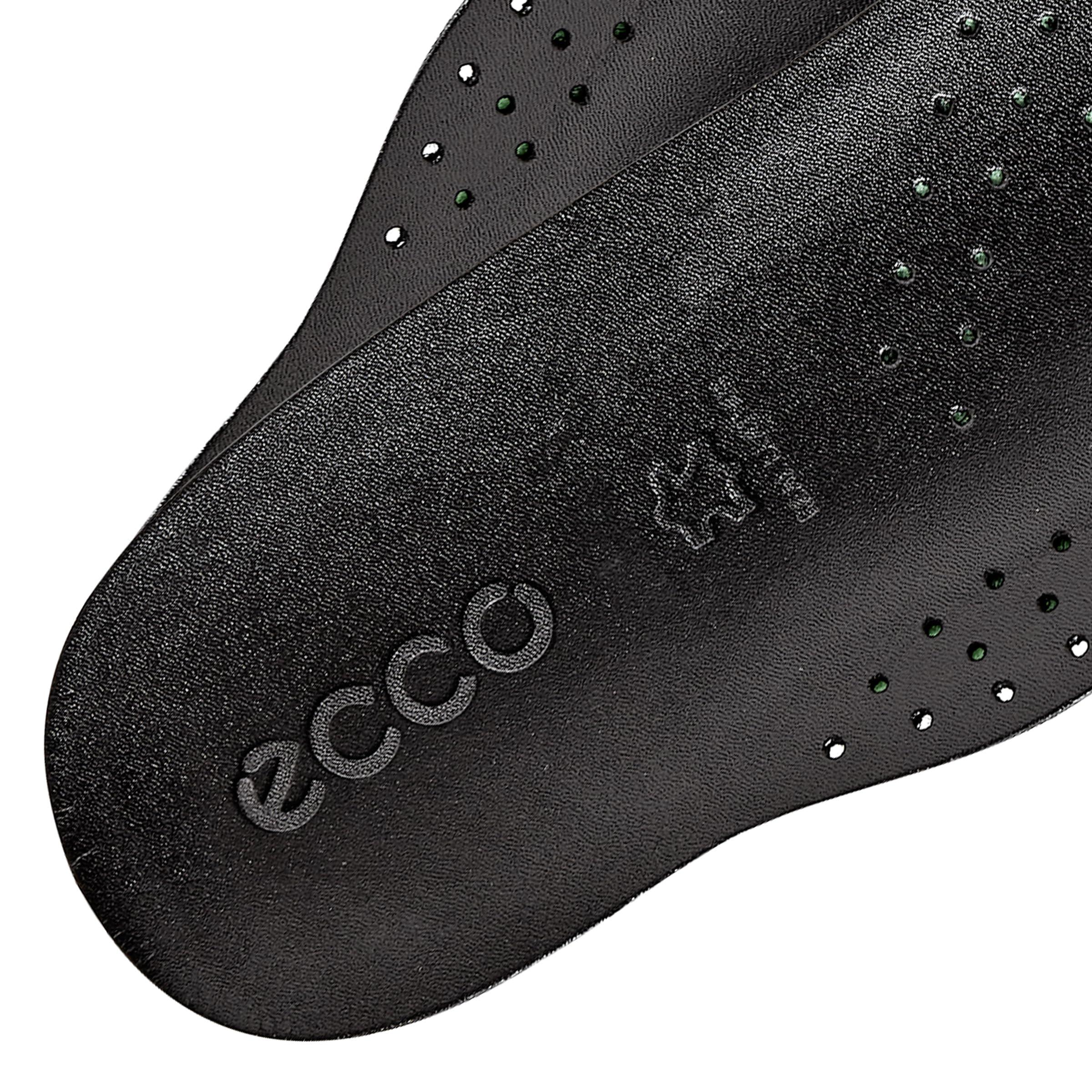 ECCO ECCO Men\'s Comfort Everyday Leather Insole, Black Perforated, 7-7.5