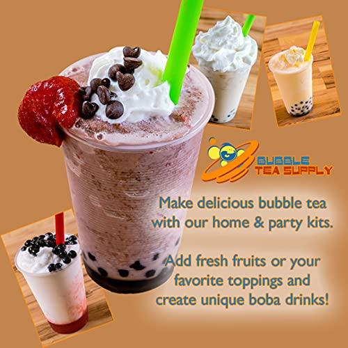 Bubble Tea Supply BUBBLE TEA SUPPLY At Home Wintermelon Syrup Black Tea [40-45 drinks] Starter Bubble Tea Kit Gift Set Bubble Tea Boba Instant Boba Milk Tea Tapioca Bubble Tea Bubble Tea Starter Kit Tapioca Balls Boba