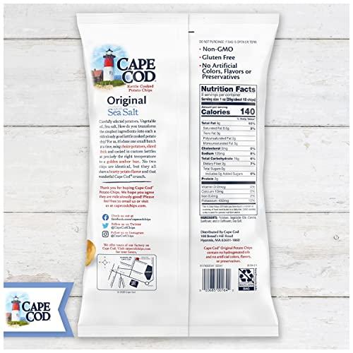 Cape Cod Cape Cod Potato Chips Original Kettle Cooked Chips, 8 Oz