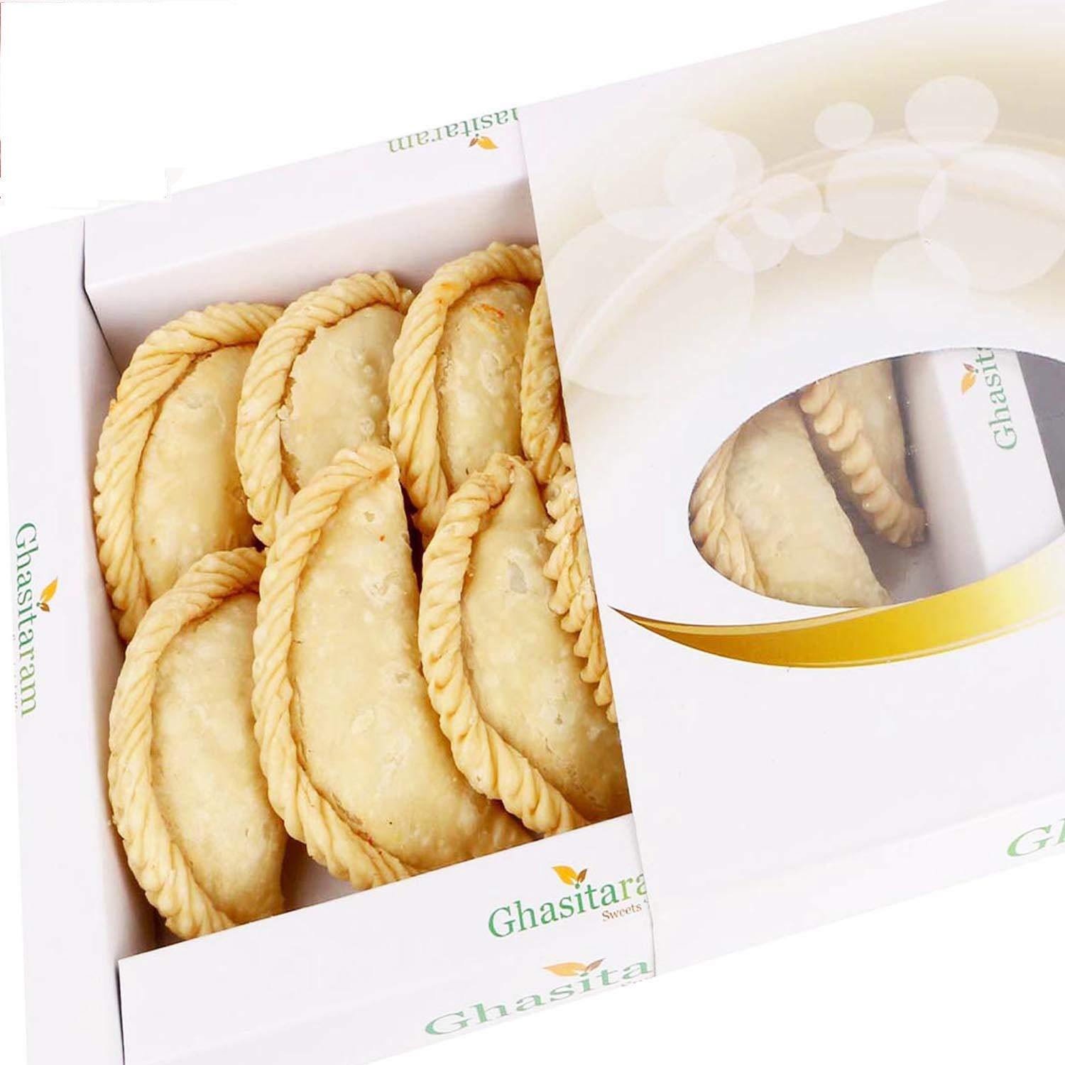 Ghasitaram Gifts Ghasitaram Gifts Dry Sweet Gujiya 300 gms