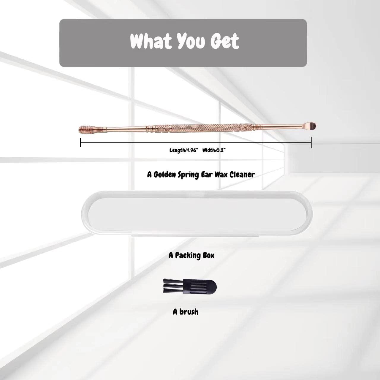 ILYISFMTY Spiral Ear Wax Remover Ear Cleaning Tool Ear Wax Removal Tool Ear Cleaner Ear Wax Removal kit Spring Ear Wax Cleaner Tool Set