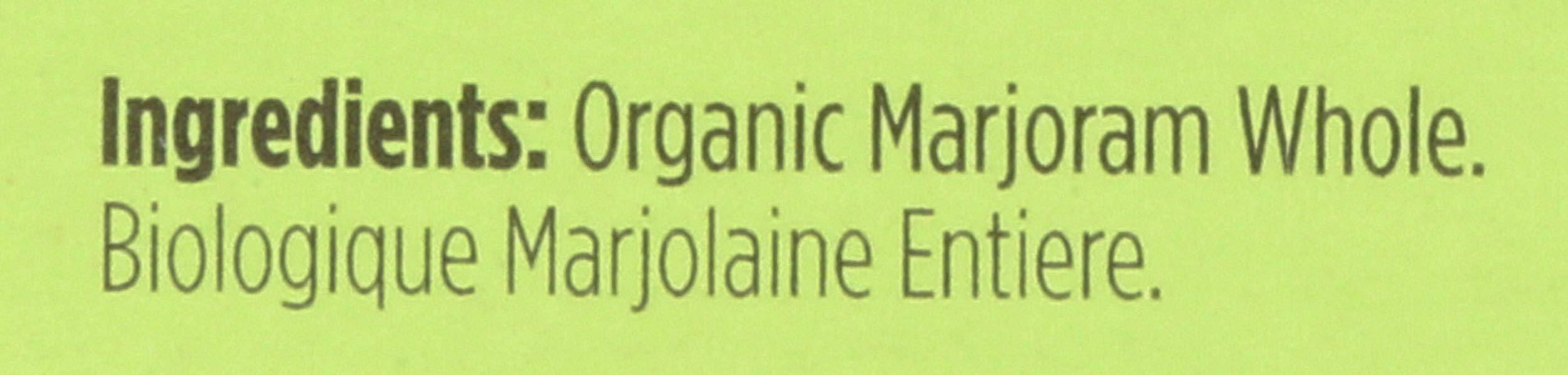 Spicely Organics Spicely Organic Marjoram Whole 0.1 Oz Certified Gluten Free