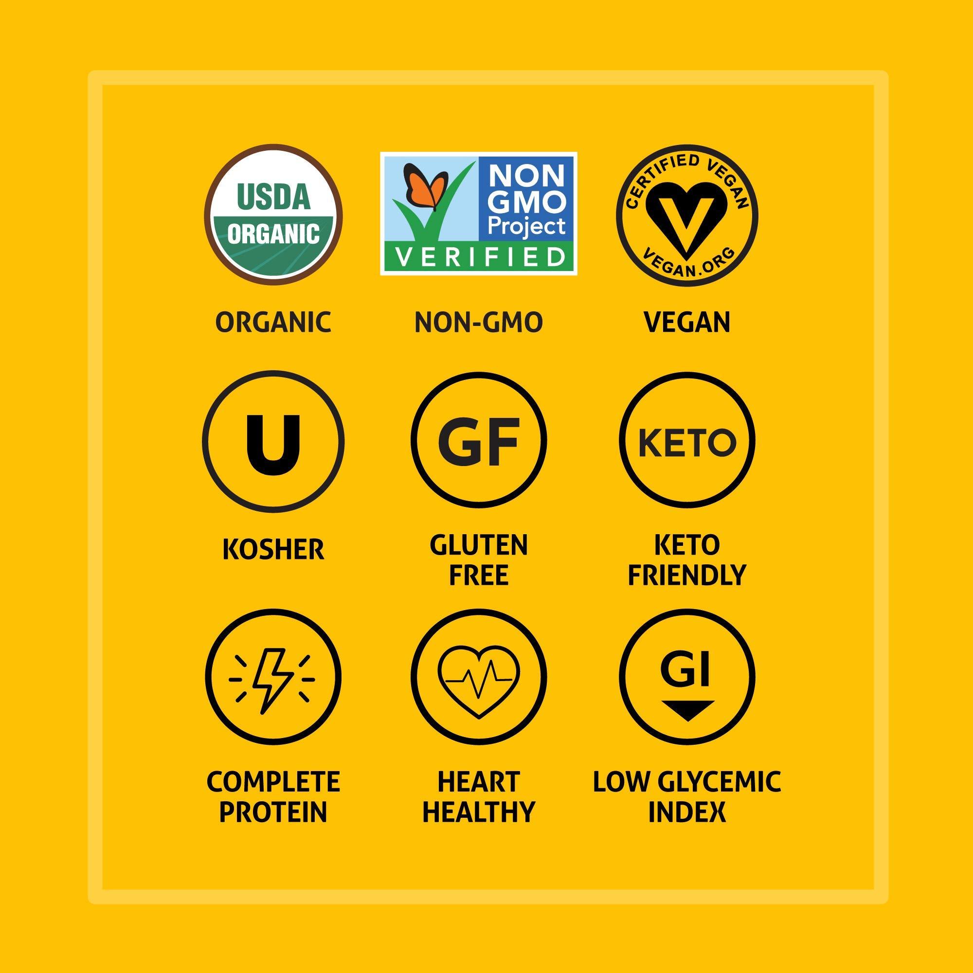 The Only Bean The Only Bean - Organic Soy Bean Spaghetti Pasta - High Protein, Keto Friendly, Gluten-Free, Vegan, Non-GMO, Kosher, Low Carb, Plant-Based Bean Noodles - 8 oz (1 Pack)