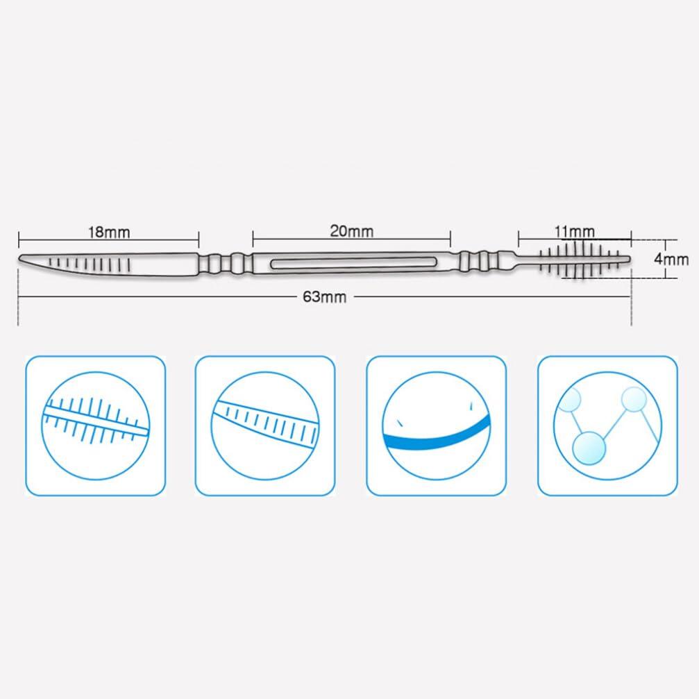Healvian Healvian 1100pcs Brush Picks Brushless Toothpicks Dual Ended Tooth Pick Gumballs Toothpick Floss Tooth Floss Cleaning Gadgets for Teeth Toothpick Brush Toothbrush Boy Toothpicks White