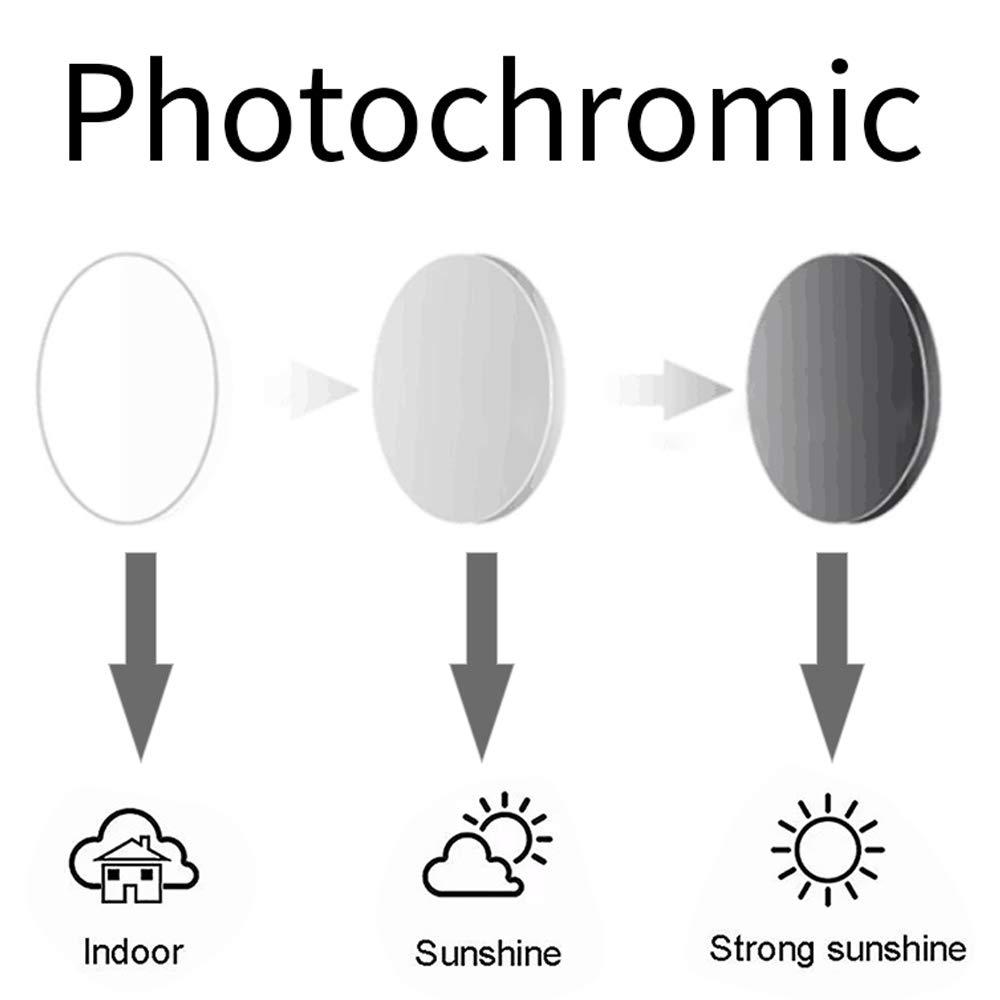 Fuisetaea Fuisetaea Rimless Photochromic Gray Reading Glasses +1.50 Strength Lightweight Men Women Transition Readers Eyeglasses