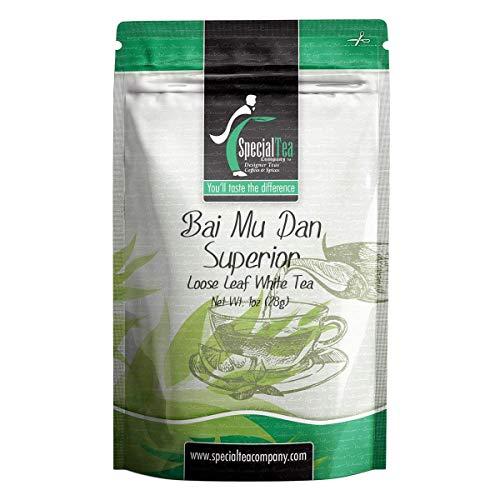 SpecialTea Company Special Tea Company Bai Mu Dan Superior Organic White Tea, 1 oz. Sampler