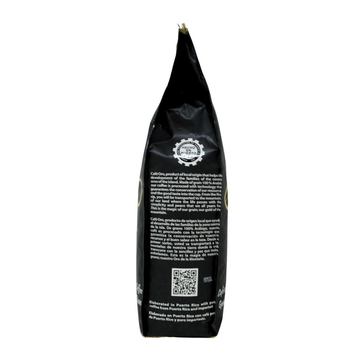 Affinity Foods Cafe Oro Espresso Roasted Coffee Beans- Puerto Rican Coffee (2 pounds) in an Affinity Foods Bag