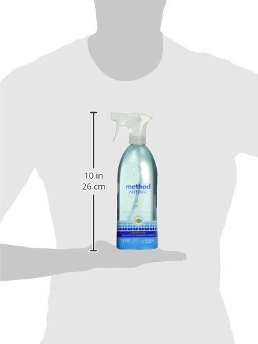 Method Method Antibacterial Bathroom Cleaner, Spearmint, Removes Mold + Mildew stains, 28 Fl Oz