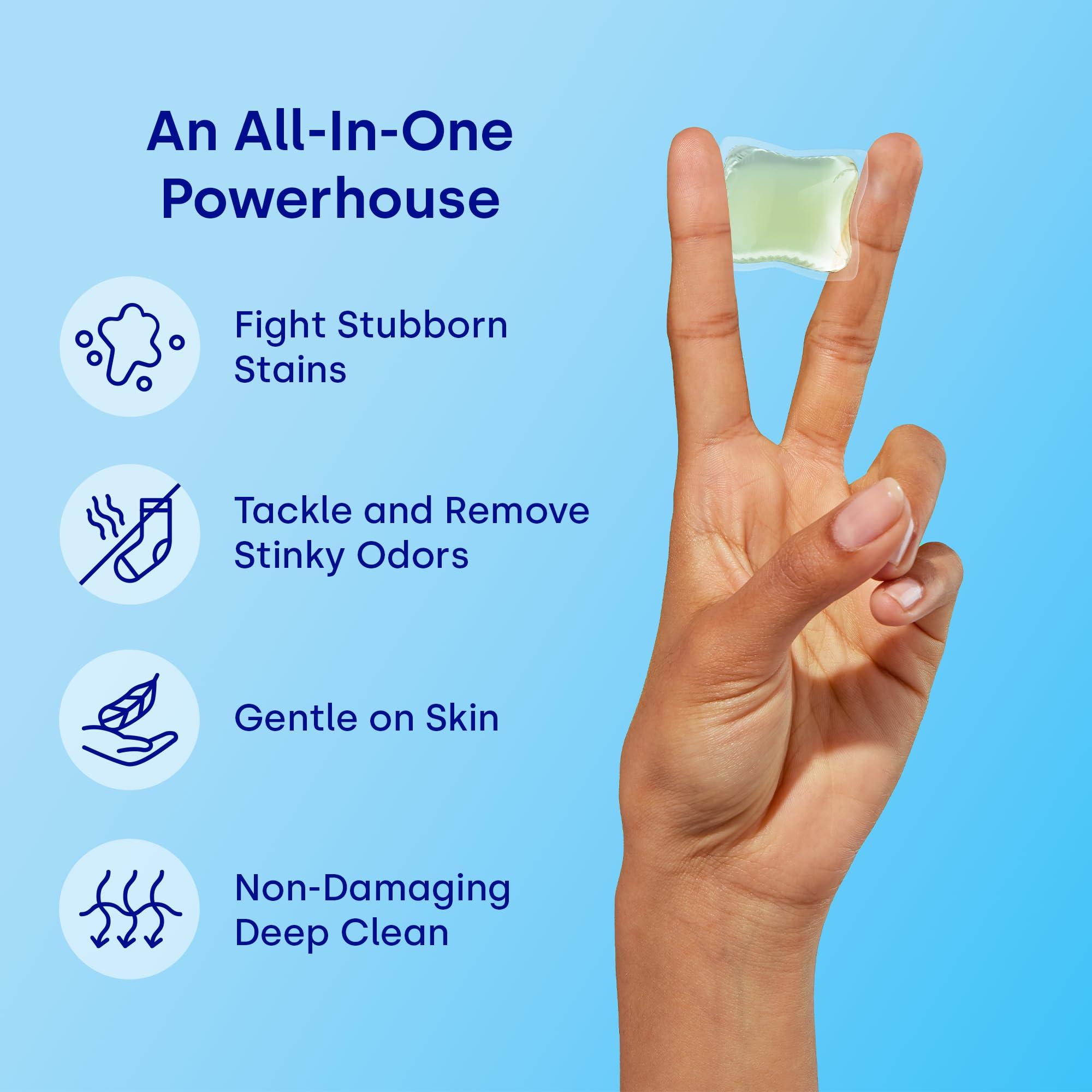 dropps Dropps Odor & Stain Biobased Power Laundry Detergent Pods, Orange Blossom (140 Count) - HE Compatible Laundry Pods for Fresh Clothes - Laundry Soap Supplies & Recyclable Paperboard Packaging