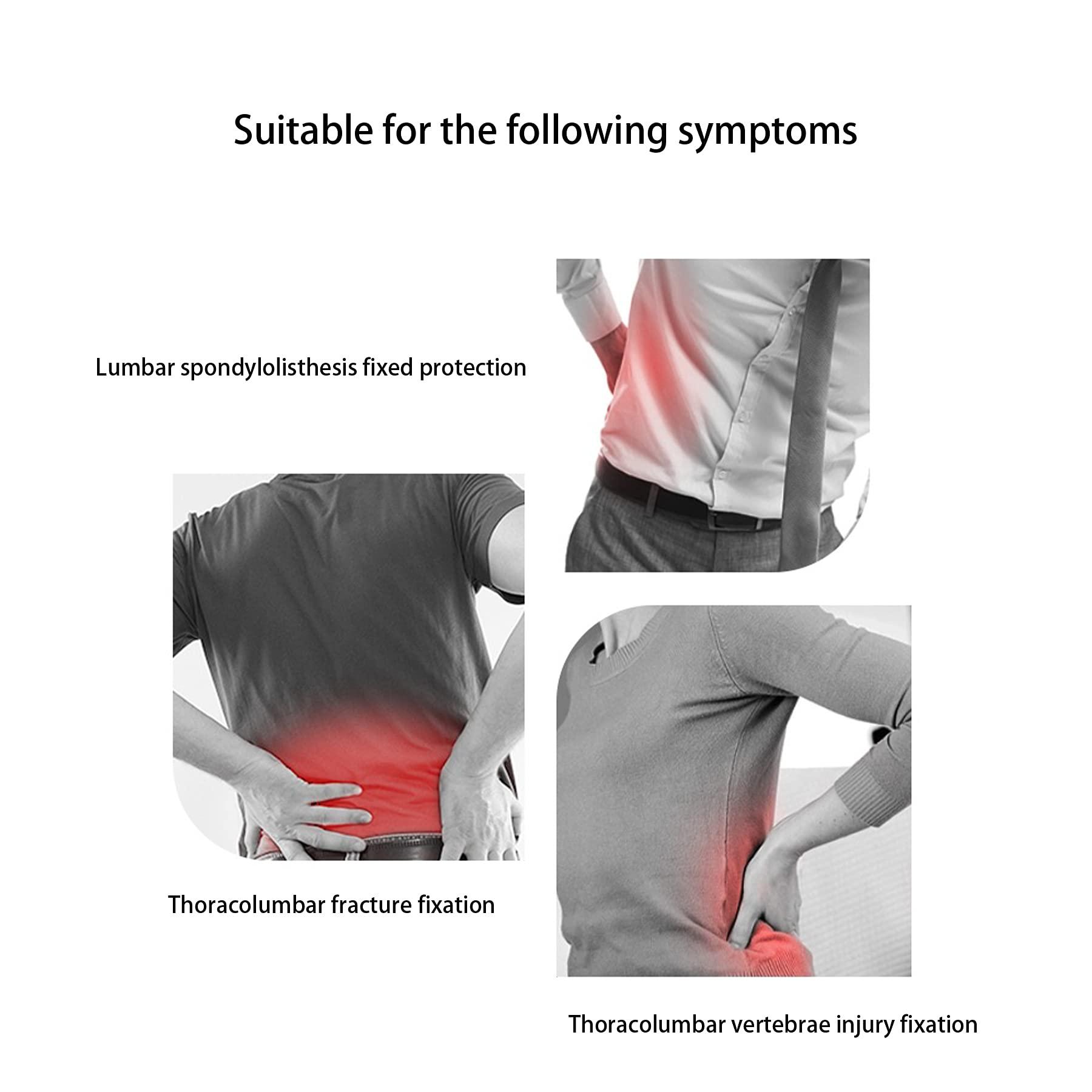 WILLQ WILLQ Inflatable Thoracolumbar Fixed Spinal Brace for Kyphosis Osteoporosis Support for Lumbar Vertebrae Fractures Restoration of Fixed Protection Stabilizer Spine Rehabilitation Brace