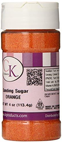 CK Products CK Products 4 Ounce Orange Sanding Sugar