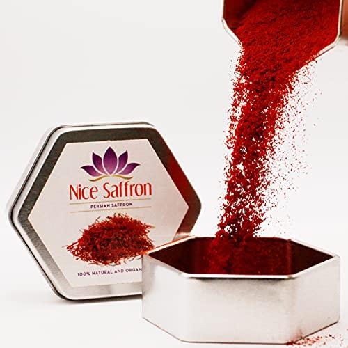 Nice Saffron Nice Saffron Premium Saffron Powder Deep Red (15 Grams | 0.52 oz)