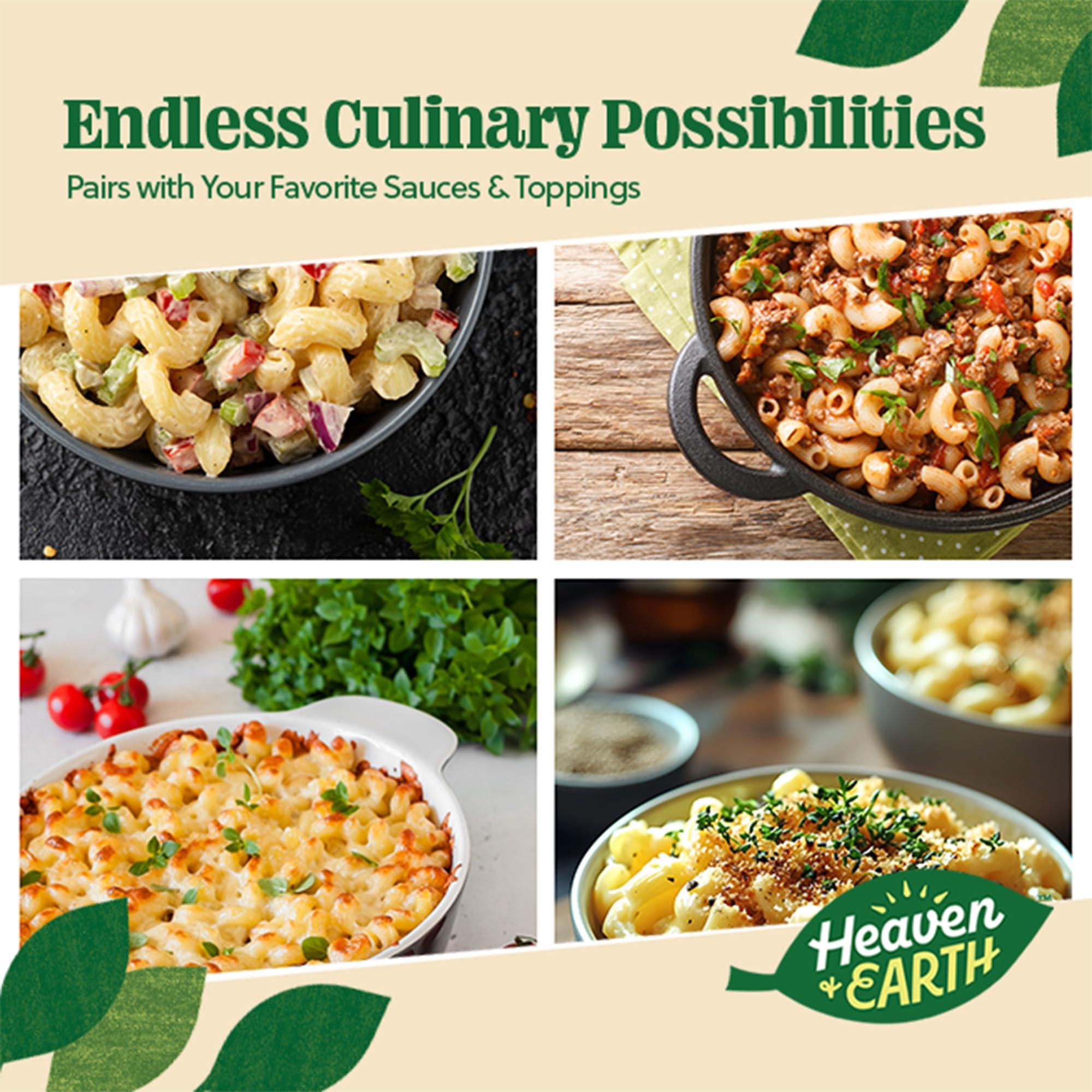 HEAVEN & EARTH Heaven & Earth Brown Rice Pasta, Gluten Free Penne, 12oz (3 Pack) | Whole Grain | Gluten Free Pasta | Amazing Texure - Tastes Like Regular Pasta