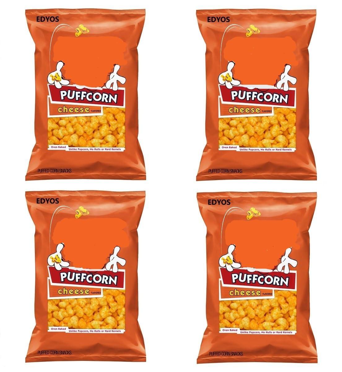 Your Online Store Inc Puffcorn Snacks, Cheese, 4.25 Ounce (Pack of 4)