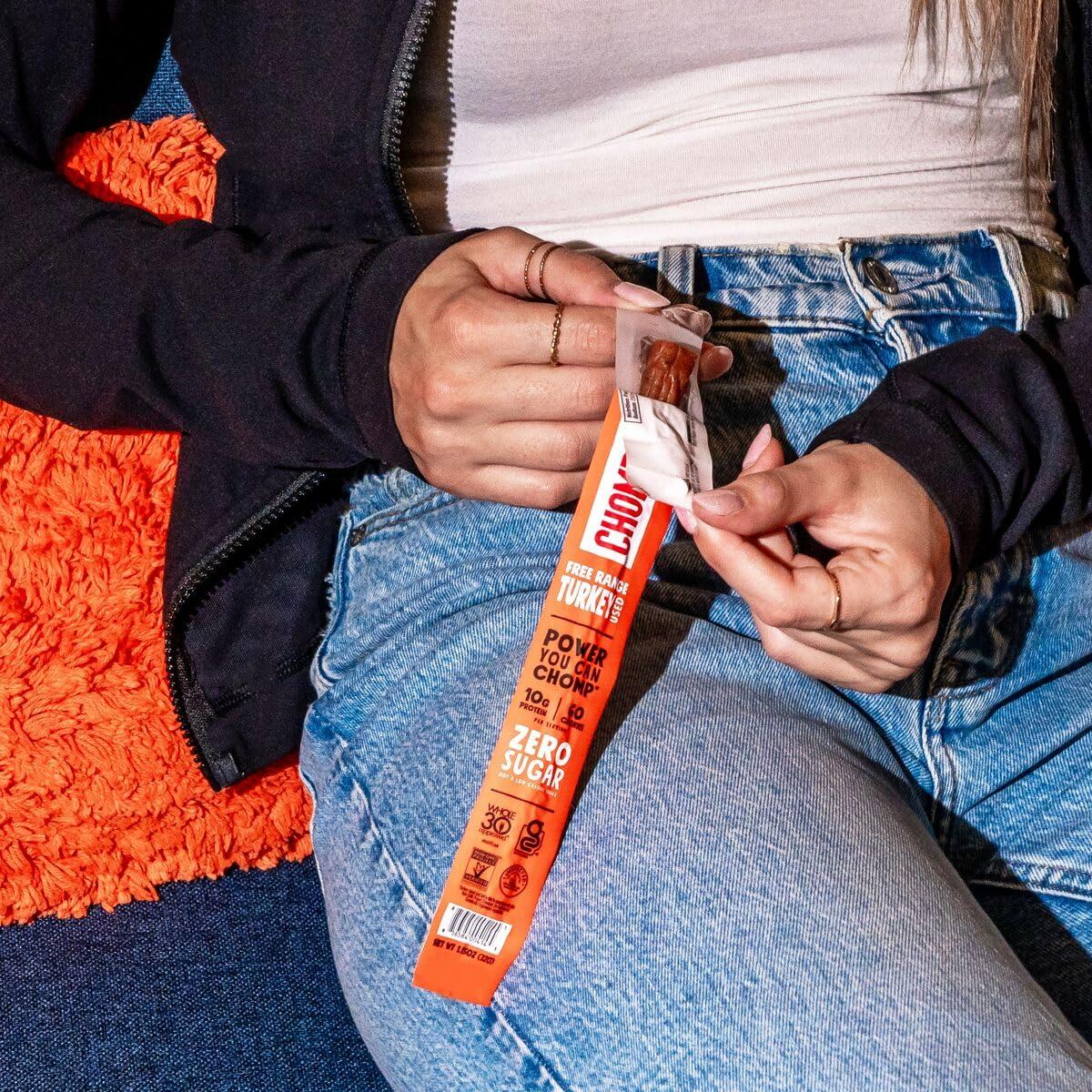 Chomps CHOMPS Pepperoni Turkey Stick 8 Pack, 9.2 OZ