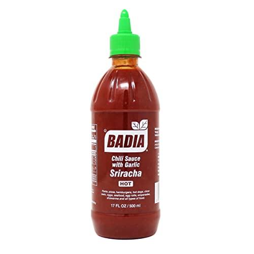 Badia Badia Sriracha Hot Sauce, 17 Fluid Ounce (Pack of 6)