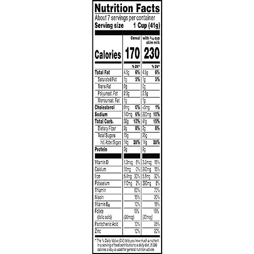 KRAVE Kelloggs Krave Breakfast Cereal, 7 Vitamins and Minerals, Kids Snacks, Chocolate, 11.4oz Box (1 Box)