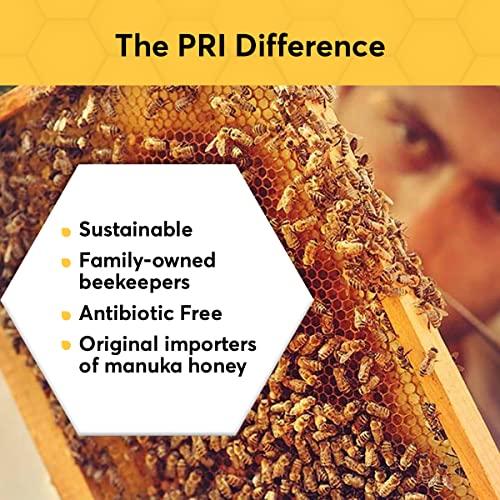 PRI PACIFIC RESOURCES INTERNATIONAL THE ESSENCE OF PRI Manuka Honey, MGO 60+ New Zealand Raw Monofloral Manuka Honey, 500g