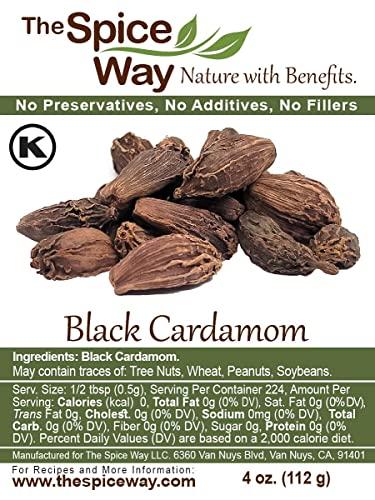 The Spice Way The Spice Way Black Cardamom - (4 oz) bulk whole black pods
