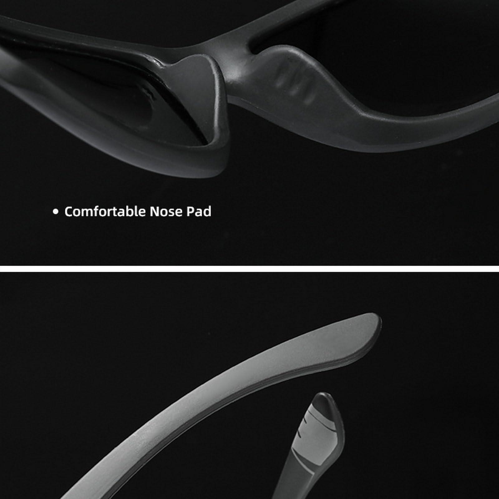 willochra willochra Full lens Polarized Reading Sunglasses for Men Driving Running Sports Reader Square UV Protection Style Unisex (blue black, 3.75, multiplier_x)