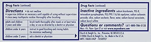 Arm & Hammer Arm and Hammer Advance Whitening Toothpaste .9 Oz Travel Size 4 Pk.