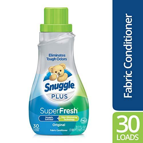 Snuggle Snuggle Plus Super Fresh Liquid Fabric Softener with Odor Eliminating Technology, 31.7 Fluid Ounce (Packaging May Vary)