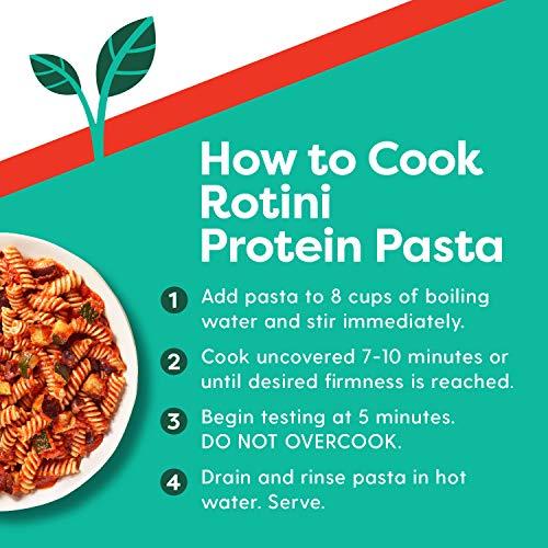 Ancient Harvest Ancient Harvest Gluten-Free Plant-Based High-Protein Vegan Pasta, Red Lentil and Quinoa Rotini, 8 Ounce Boxes (Pack of 6)