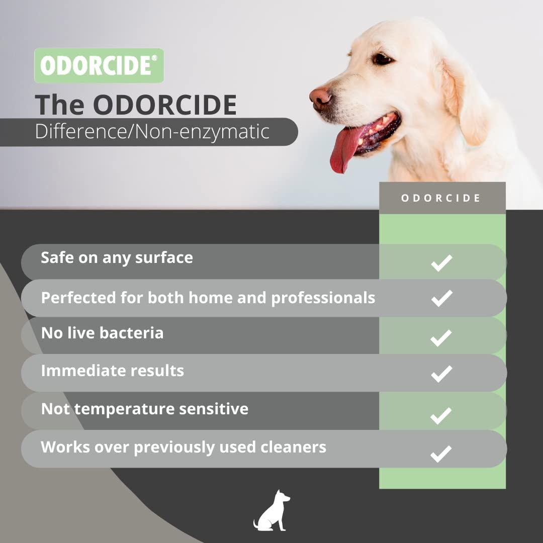 Odorcide Odorcide Odor Eliminator Concentrate: Odor Eliminator for Strong Odor on Carpets, Hardwood & More - Smoke, Sweat & Pet Odor Eliminator for Home w/Non-Enzymatic Formula - Fresh Scent - 16 oz