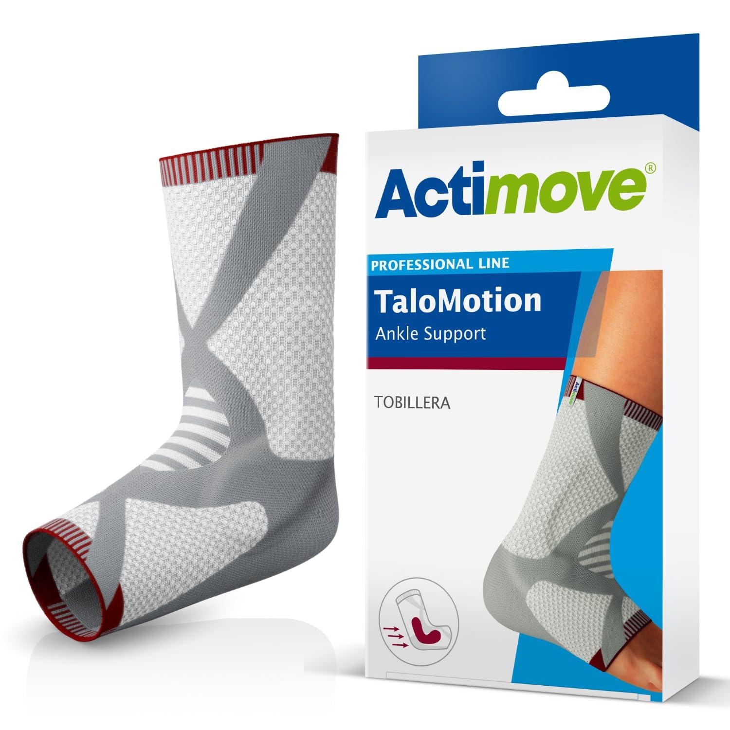 Actimove Actimove Professional Line TaloMotion Ankle Support for Ankle Sprains, Swelling, Chronic Ankle Instability Left Wear White, X-Large