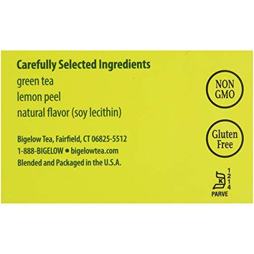 Bigelow Tea Bigelow Green Tea with Lemon Tea Bags 28-Count Boxes (Pack of 6) Green Tea Bags with Lemon Peel and Natural Flavors Rich in Antioxidants