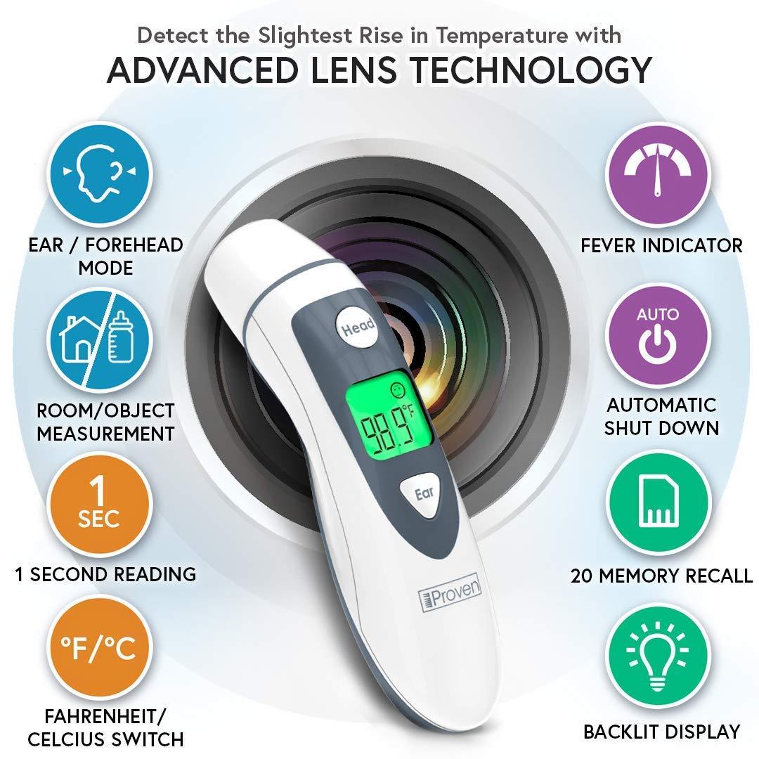 iProvèn iProven Forehead Thermometer +Oral Thermometer