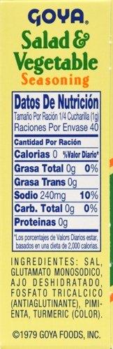 Goya Goya Foods Salad and Vegetable Seasoning, 1.41 Ounce (Pack of 24)