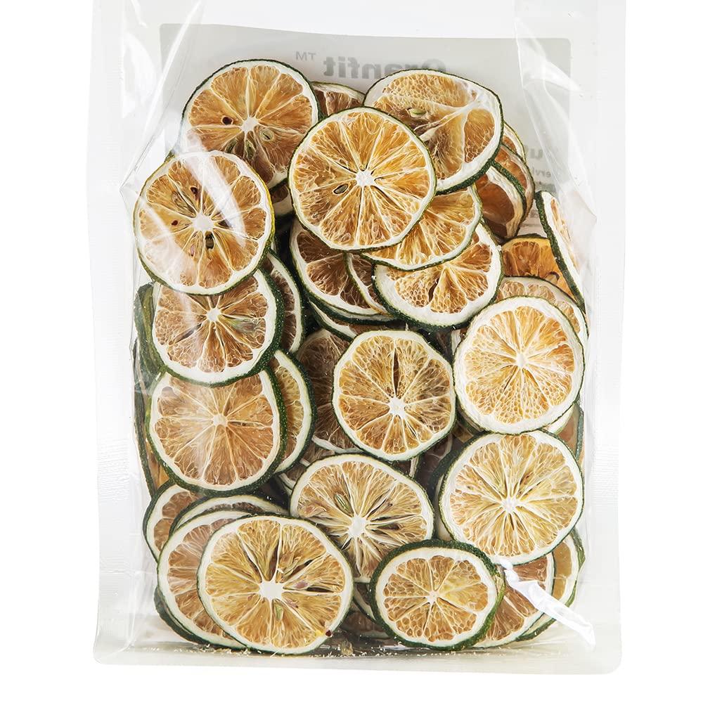 Oranfit Oranfit Dried Lime Slices, Natural Dried Lime Slices, Crafts Cake Decoration Cocktail Garnish Table Scatters Potpourri Candle Crafts (3oz/85g)