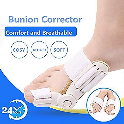 Extreme Fit Extreme Fit Orthopedic Bunion Corrector for Women and Men (2-Pack) – Adjustable, Soft-Comfort Hammer Toe Straightener Hammer Toe Corrector for Women and Men – Breathable, Medical-Grade Bunion Splint