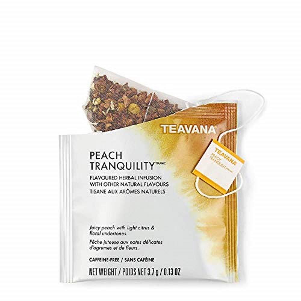 Teavana Starbucks Teavana Tea Sachets (Peach Tranquility, Pack of 24 Sachets)