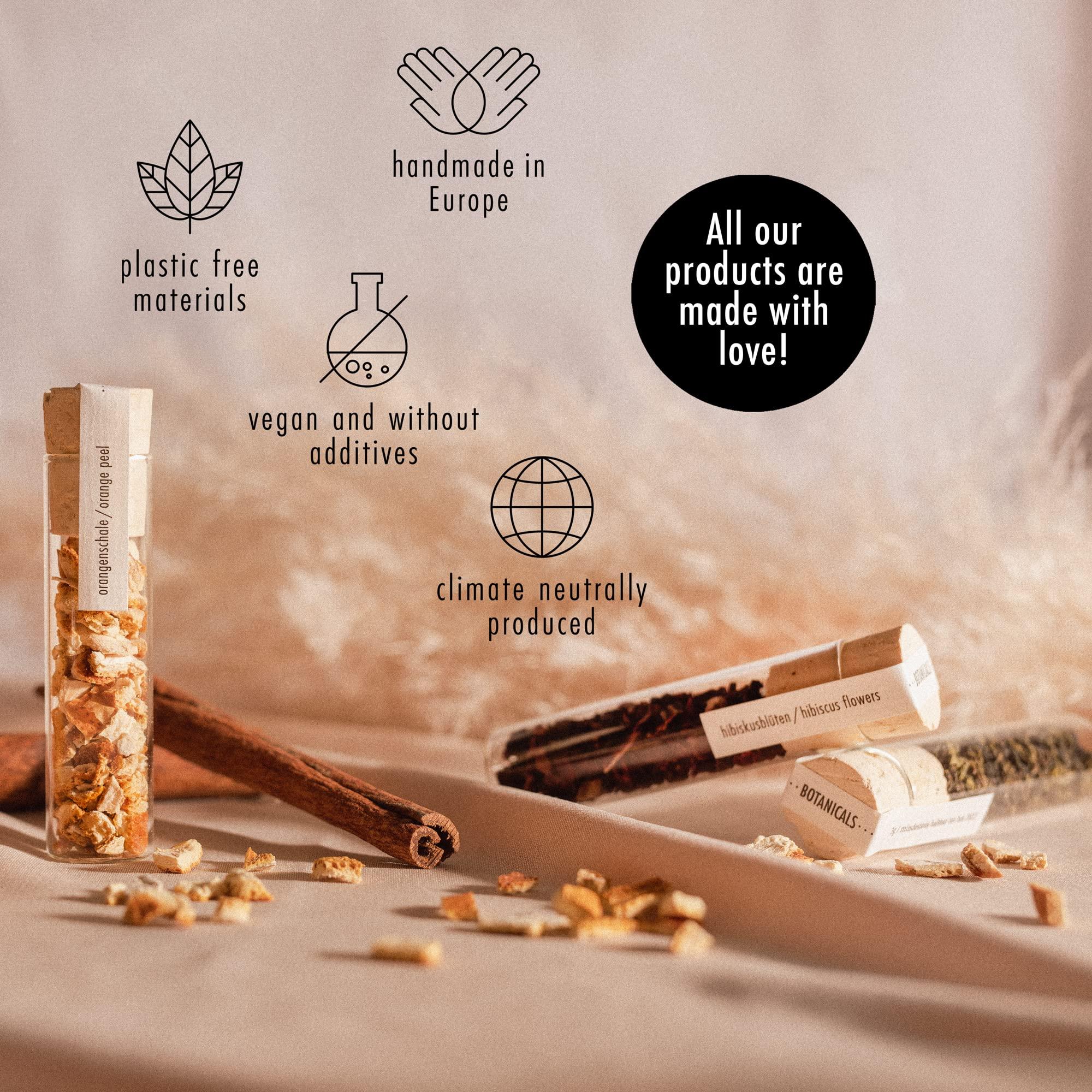 DO YOUR GIN DO YOUR GIN BOTANICALS | Gin Spices Gift Set for Men & Women | Bartender Gift Basket | Herbs for Homemade Gin | 12 Natural Spices for DIY Gin Infusions | Birthday Gift for Her, Him