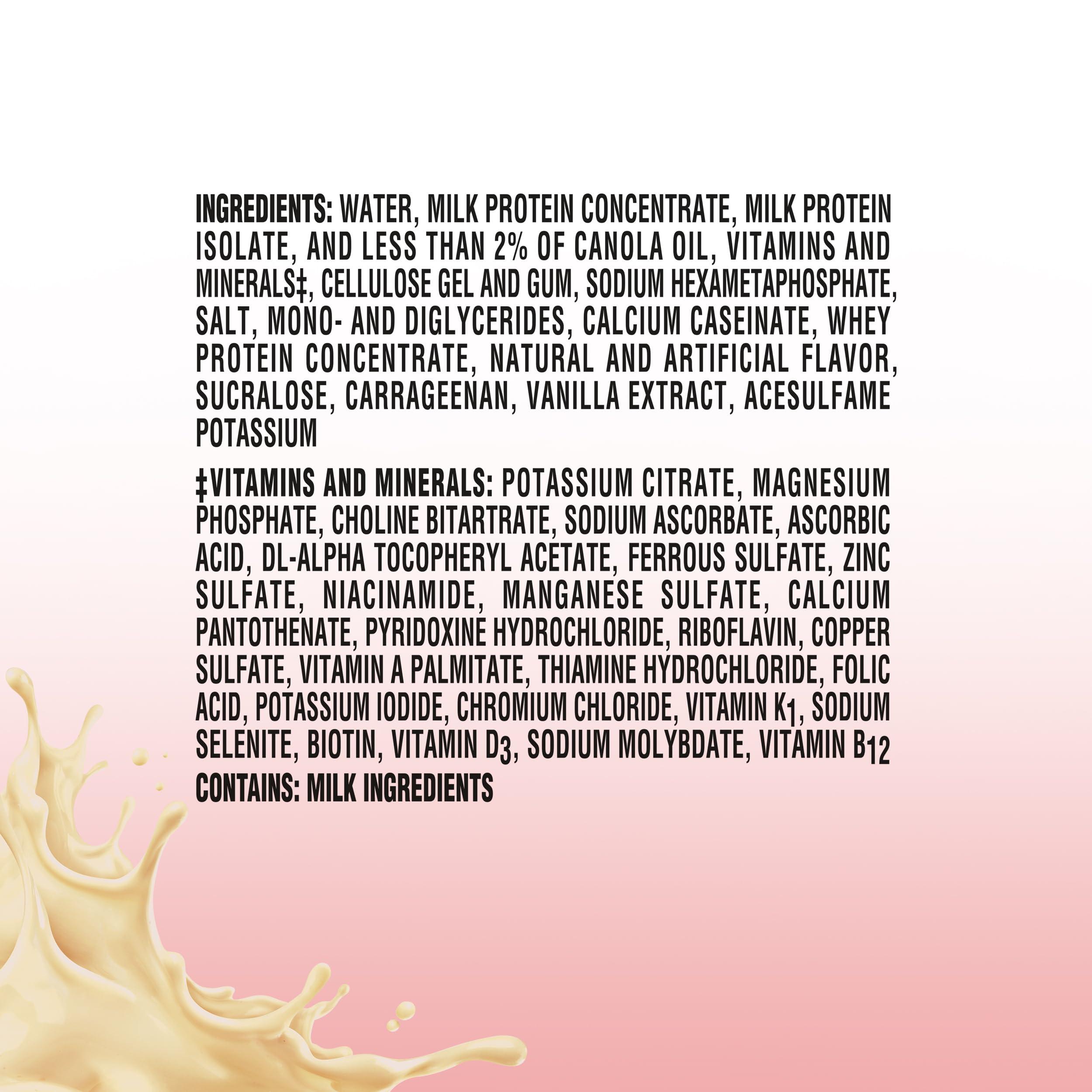 BOOST BOOST MAX Protein Shakes Ready to Drink - 30g High Protein Shake - Vanilla | Nutritional Drinks to Support Muscle Recovery After Exercise, 26 Vitamins & Minerals, 1g Sugar, 11 fl oz (Pack of 18)