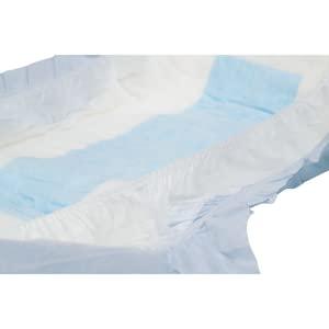 Trest TREST Elite Briefs for Men and Women, Overnight Diapers for Incontinence, Elite Absorbency, Comfortable, Odor Neutralizing and Secure Fit with 2 Wide Tabs - Blue, Large (Pack of 2)