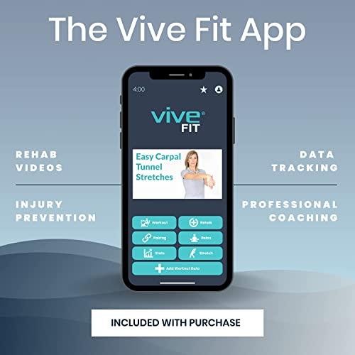 Vive Vive Wrist Brace - Carpal Tunnel Hand Compression Support Wrap for Men, Women, Tendinitis, Bowling, Sports Injuries Pain Relief - Removable Splint - Universal Ergonomic Fit (Beige, Right)