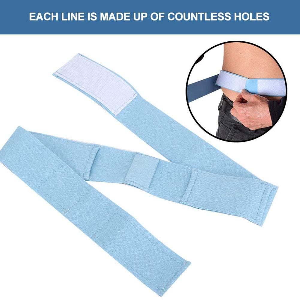 SHKY SHKY 2Pcs Catheter Fixation Device Abdominal Dialysis Belt Peritoneal Drainage Tube Band G-Tube Holder Waistband, for Patients,M