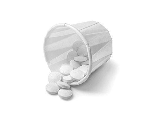 Vakly Disposable Paper Souffle Medicine Cups 3/4 oz [Pack of 2500] – (0.75 Ounce) Small Cups for Medication Distribution, Pills, Tasting, Condiments, Food and Dessert Serving