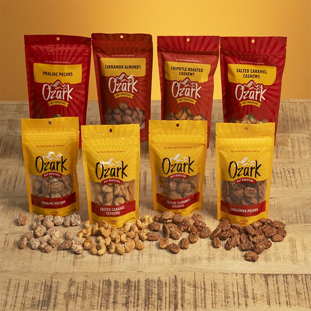 Ozark Nut Roasters OZARK NUT ROASTERS, Chocolate Rocks, Flavored Snack Nuts, World-Class Gourmet Candied Peanuts, Candy-Coated Chocolate Rocks Pack of 1, 0.5lb (8oz)