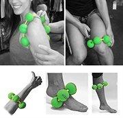 PRIMEKINETIX PRIMEKINETIX MyoBalls Foam Roller - Foam Rollers for Muscles, Enhanced Mobility, Deep Tissue & Full Body Massage, Trigger Point Therapy, for Athletes & Active Lifestyles, 1 Set of 7 Balls, Black