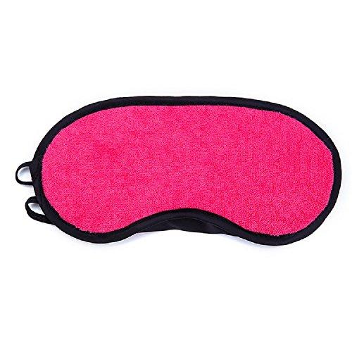 Amyzor Sleep Mask Set Pack of 3, Microfiber Terry Cloth Lightweight Comfortable, Soft, Adjustable Eye Masks for Sleeping, Shift Work, Naps, Travel Night Blindfold Eyeshade for Men Women, Black/Blue/Pink