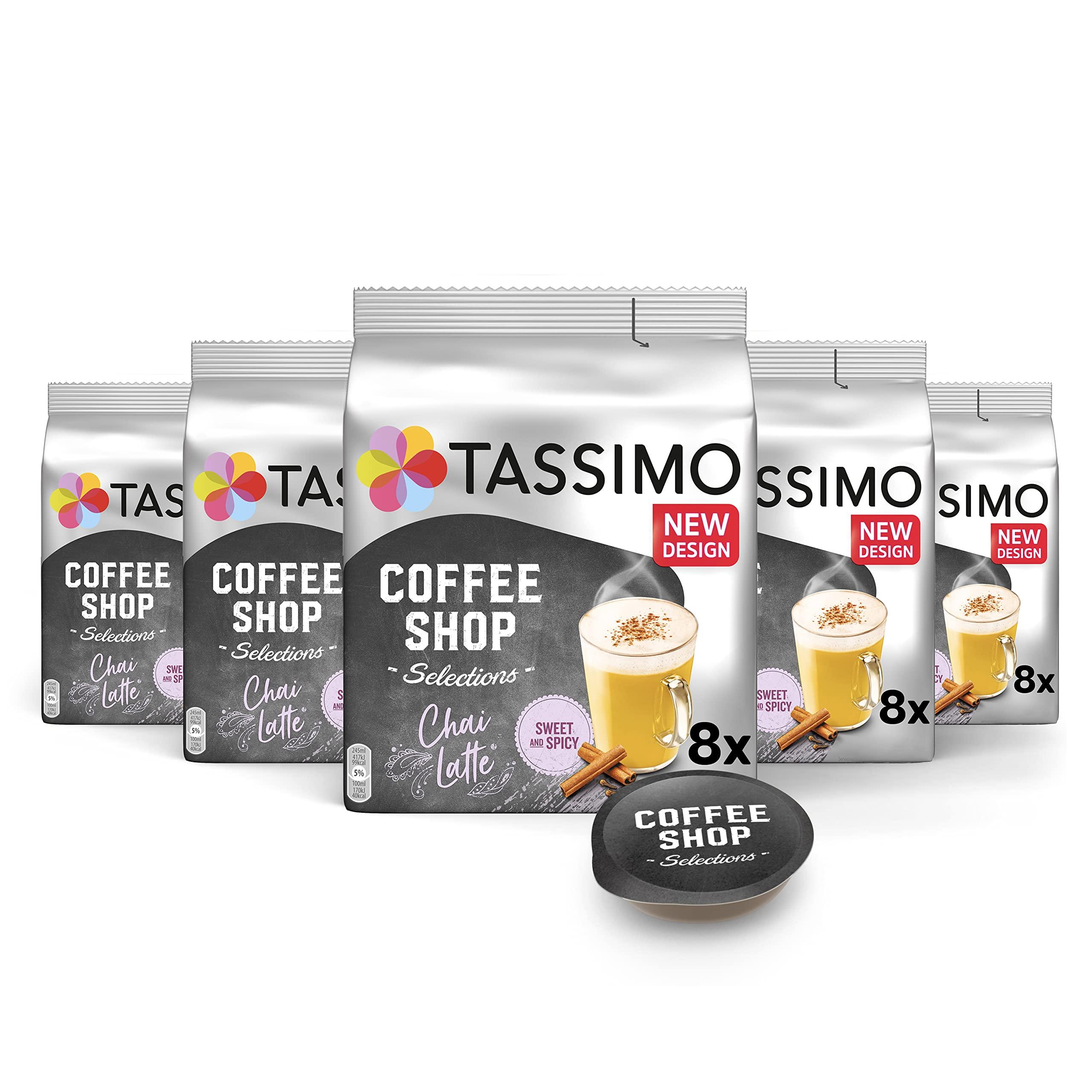 Tassimo Tassimo Chai Latte 8 T-Discs, (Pack of 5, Total 40 T DISCs) 40 Servings