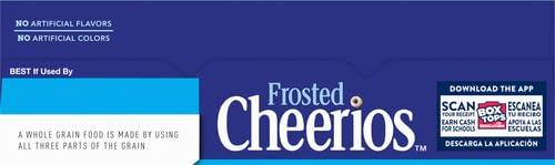 Cheerios Frosted Cheerios, Heart Healthy Cereal, Large Size, 13.5 OZ