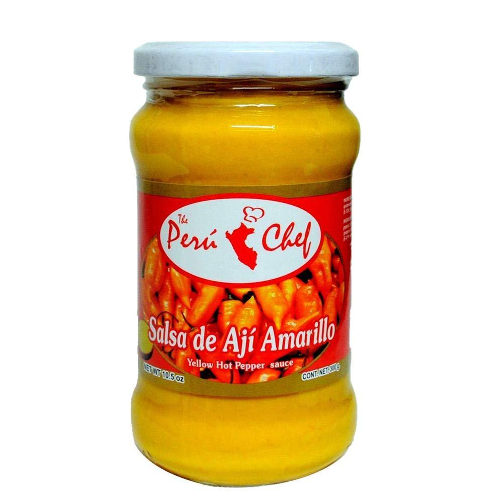 Peru Chef Peru Chef Aji Amarillo Hot Yellow Pepper Sauce - 10.5 oz - 3 Pack by Peru Chef